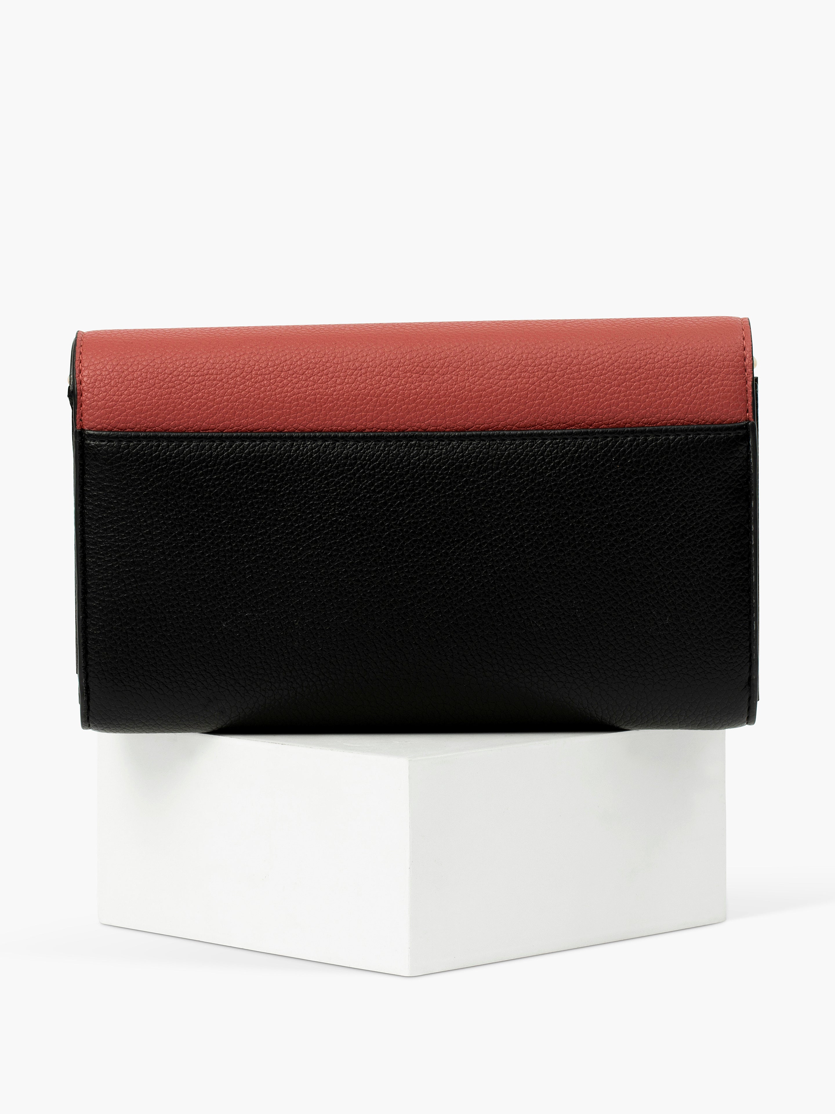 Brittany Color Block Wallet - Red